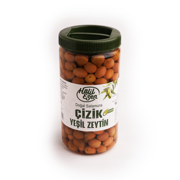 EDREMİT ÇİZİK YEŞİL ZEYTİN (1,5 KG)