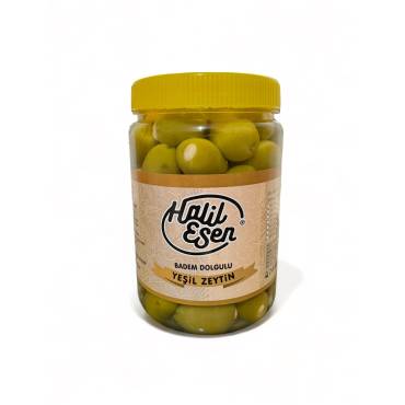 BADEM DOLGULU YEŞİL ZEYTİN (1 KG)