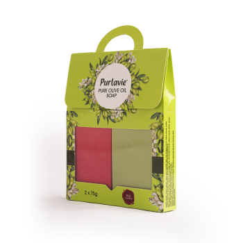 Purlavie Pure Olive Oil Soap (Sabun) - 2x75 Gr