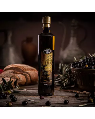 Taş Baskı Soğuk Sıkma Zeytinyağı (0,75 L) DORİCA ŞİŞE
