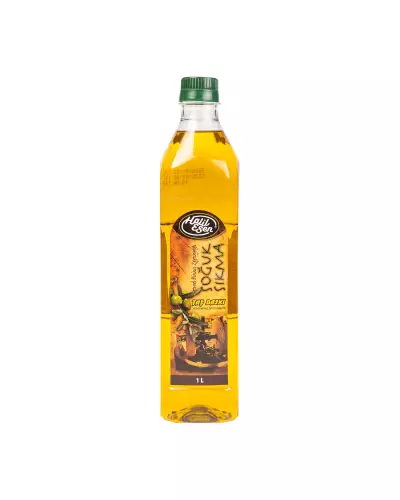 Taş Baskı Soğuk Sıkma Zeytinyağı (1 LT) Pet Şişe