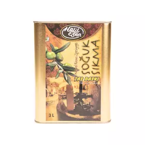 Taş Baskı Soğuk Sıkma Zeytinyağı (3 LT)