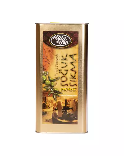 Taş Baskı Soğuk Sıkma Zeytinyağı (5 LT)