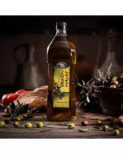 Naturel Sızma Erken Hasat Zeytinyağı (2 LT) Pet Şişe