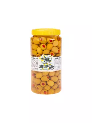 Biber Dolgulu Yeşil Zeytin (1,5 KG)