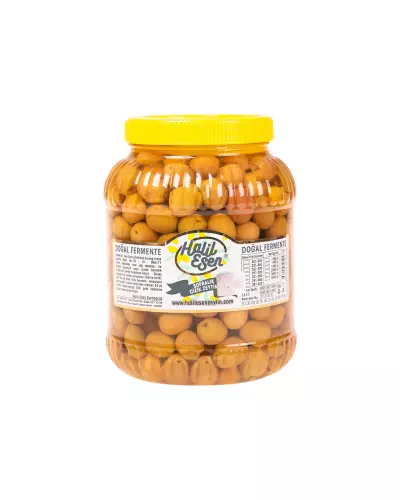 Edremit Pembe Çizik Yeşil Zeytin (2 KG)