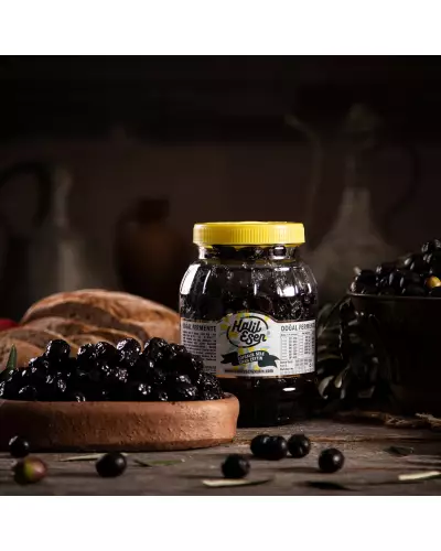 ATA TEKNİĞİ EDREMİT TİPİ SELE SİYAH ZEYTİN (1 KG)