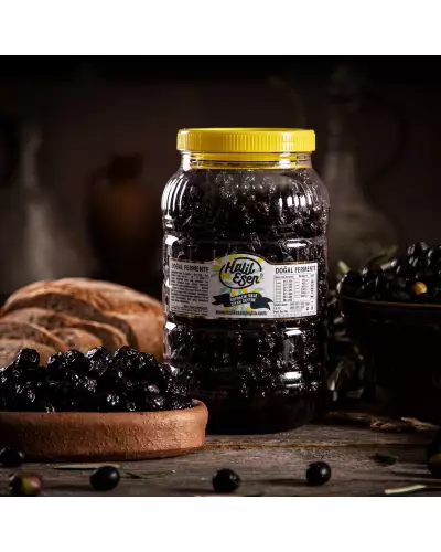 ATA TEKNİĞİ EDREMİT TİPİ SELE SİYAH ZEYTİN (2 KG)