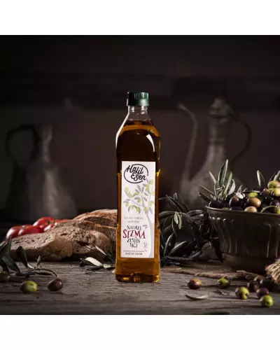 Naturel Sızma Soğuk Sıkım Gurme Zeytinyağı (1 LT) Pet Şişe